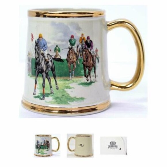 Collectors item!! Gibsons staffordshire steeplechase mug! Excellent condition! - Picture 1 of 11